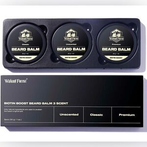 Waking Forest Beard Balm 3 Scent NIB